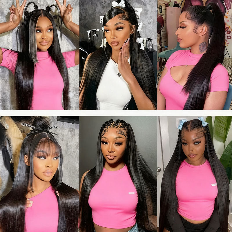 9x6 Parting Max HD Lace Glueless Single Grid Single Strand Wig Straight Wear & Go Wigs