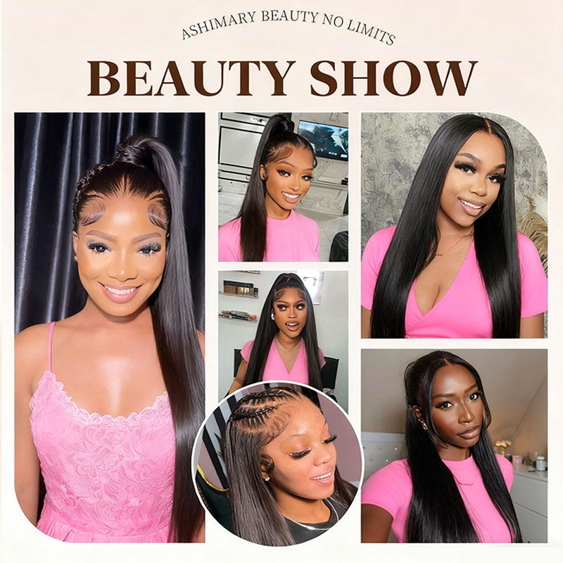 Silky Straight Invisi Strap Snug Fit 360 Transparent Lace Frontal Bleached Knots Pre Cut Lace Optional Wig