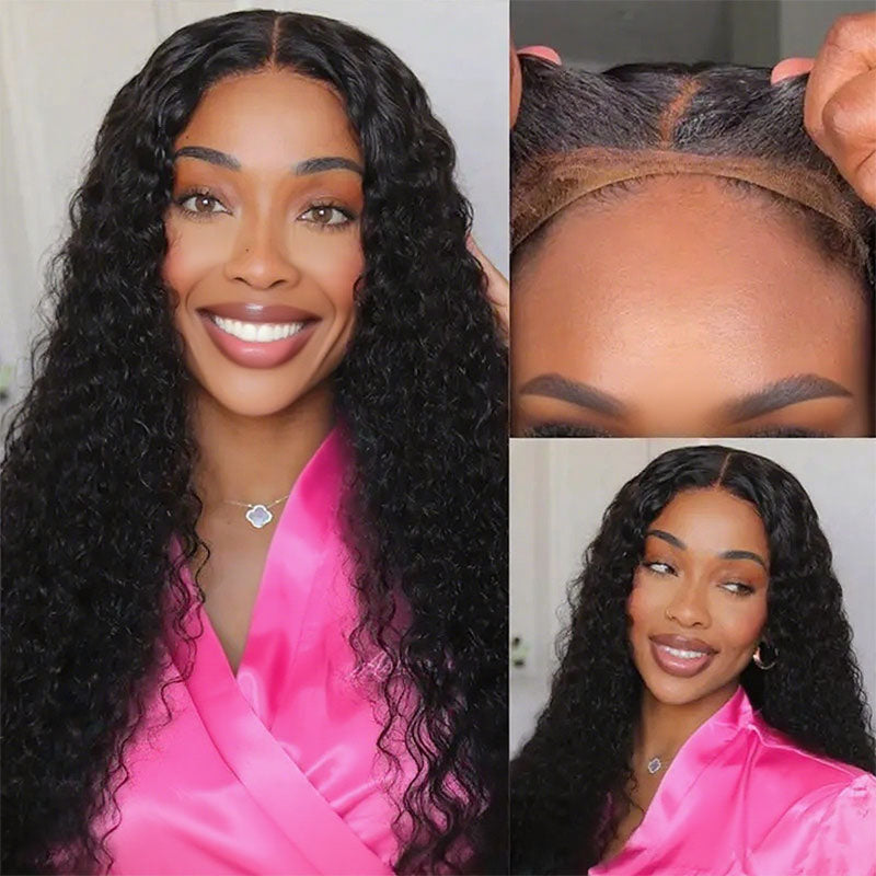 Water Wave 13x4 Parting Max Glueless Bye Bye Knots Wig Pre Cut Lace Wigs