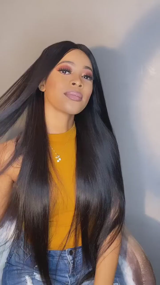 9x6 Parting Max HD Lace Glueless Single Grid Single Strand Wig Straight Wear & Go Wigs